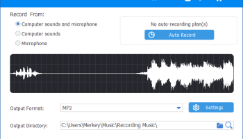 ThunderSoft Audio Recorder screenshot