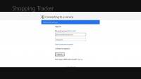 ShoppingTracker for Win8 UI screenshot