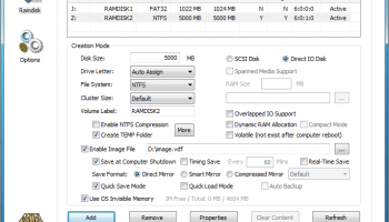 VSuite Ramdisk Server Edition screenshot