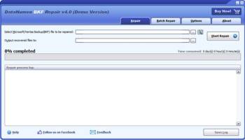 DataNumen BKF Repair screenshot