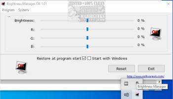 Brightness.Manager.OK screenshot