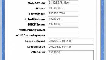 IPConfig screenshot
