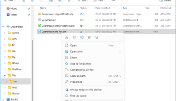 CloudFolder screenshot