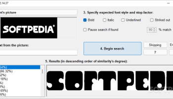 FontFinder screenshot