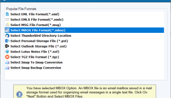 FixVare MBOX to EML Converter screenshot