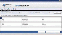 Operate GroupWise to Outlook screenshot