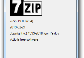 7-Zip screenshot