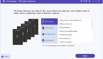 AceThinker iOS System Recovery screenshot