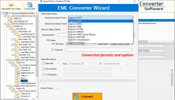 Enstella EML Converter Software screenshot