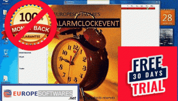 EuropeSoftwares AlarmClockEvent screenshot