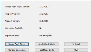 Repair Tool for Adobe Flash Player screenshot