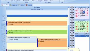 OrgScheduler screenshot