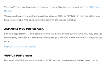 C# PDF Viewer screenshot