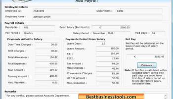 Employee Payroll screenshot