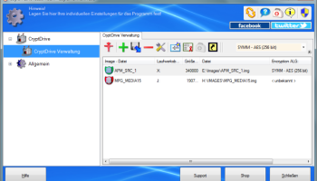 abylon CRYPTDRIVE screenshot