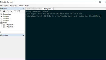 WinSSHTerm screenshot