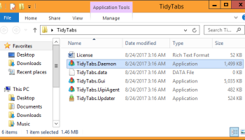 TidyTabs Portable screenshot