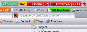 QuickFolders screenshot