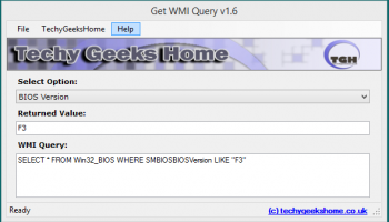 Get WMI Query screenshot