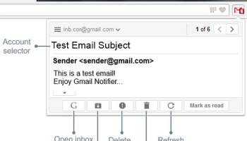 Gmail Notifier for Opera screenshot