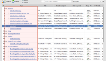 WebSite Auditor for Mac OS X screenshot