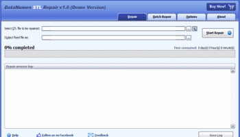 DataNumen STL Repair screenshot