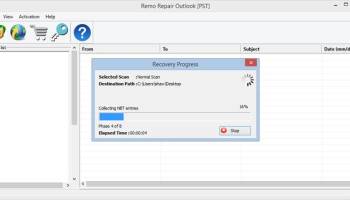 REMO Recover Outlook (PST) screenshot