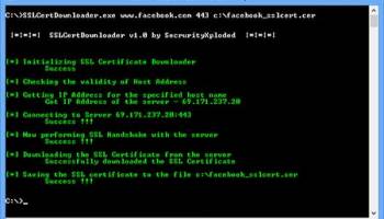 SSL Certificate Downloader screenshot