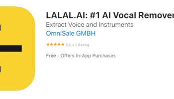 LALAL.AI screenshot