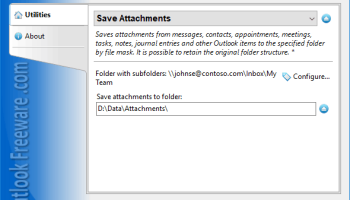 Save Attachments for Outlook screenshot