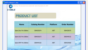 Spire.Presentation for .NET screenshot