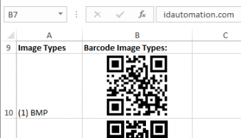 QR Code Native Excel Barcode Generator screenshot