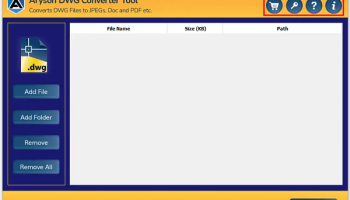 Aryson DWG Converter screenshot
