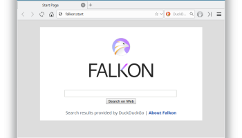 Falkon (formerly QupZilla) screenshot