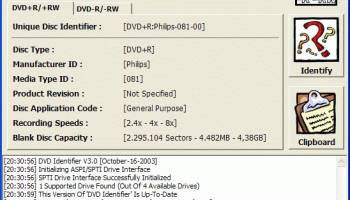 DVD Identifier screenshot