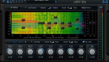 Blue Cat's Widening Liny EQ x64 screenshot