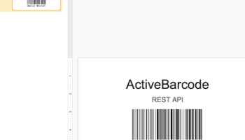 ActiveBarcode screenshot