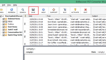 How to Convert Outlook Email to EML Format screenshot