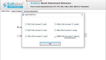 Softaken Email Attachment Extractor screenshot