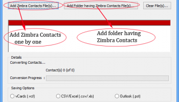 Software4Help Zimbra Contacts Converter screenshot