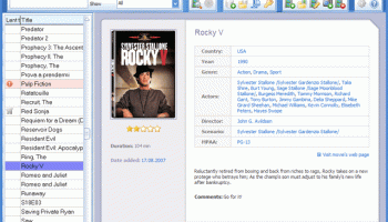 DVD Library screenshot