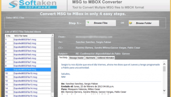 Migrate MSG to MBOX screenshot