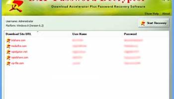 DAP Password Decryptor screenshot