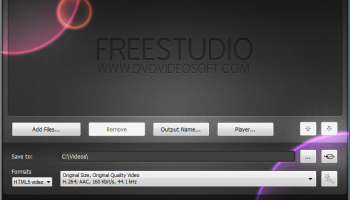 Free HTML5 Video Player and Converter screenshot