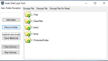 Auto File DRM Encryption Tool screenshot