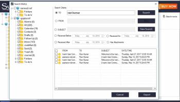 SysBud NSF to PST Converter screenshot