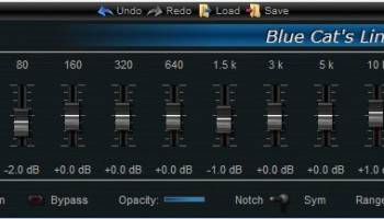 Blue Cat's Liny EQ screenshot