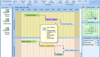 Gantt Chart for Workgroup screenshot