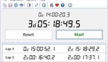 Free Stopwatch Portable screenshot