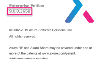 Axure RP Enterprise Edition screenshot